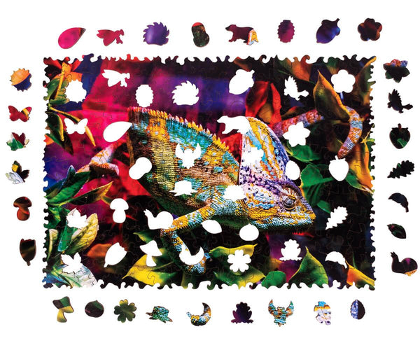 Chameleon Wall Decoration Woodlika Puzzle | Nature Picture Puzzle