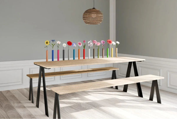 Flower vase decoration | CLEM flower stand made of pure steel