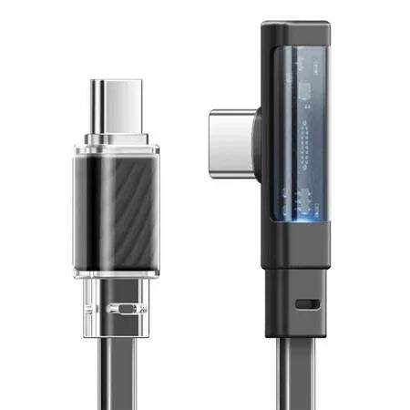 LED cable USB-C 90 angled | Mcdodo 1.2m with LED