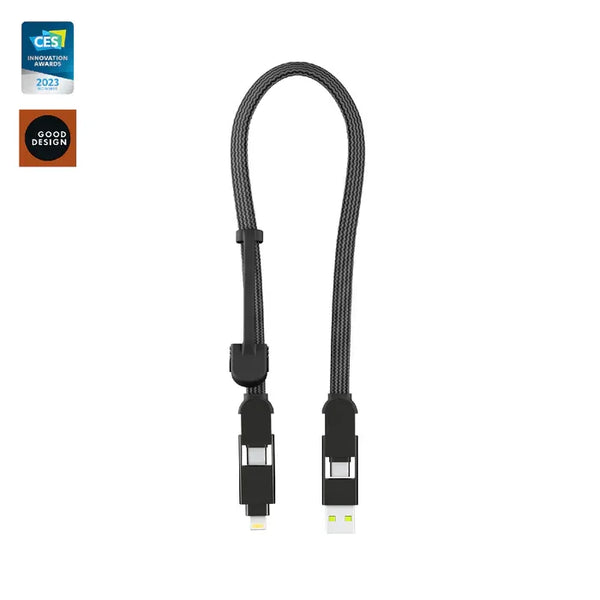 inCharge XL multi travel cable 30cm | RollingSquare 6in1 charging 